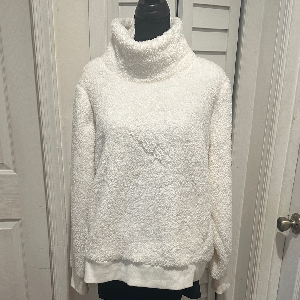 Cozy White Turtleneck Sweater